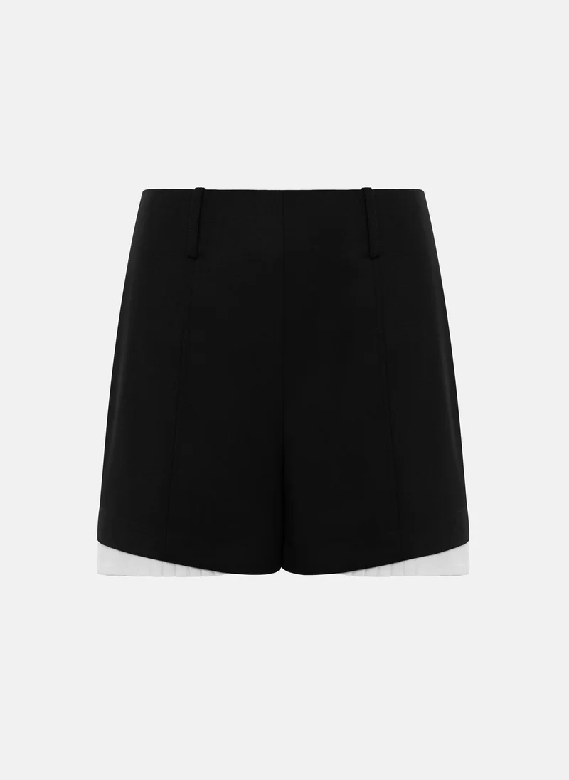 Lichi  Mini shorts with pleated inserts for Women | Best Price UAE
